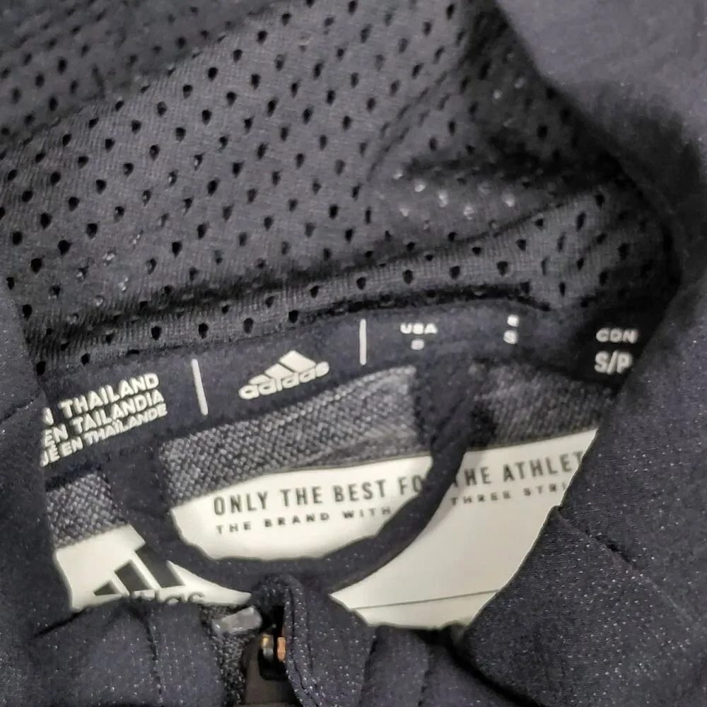 Adidas Louisville Cardinals Performance Jacket Mens Small Black Full Zip Hooded